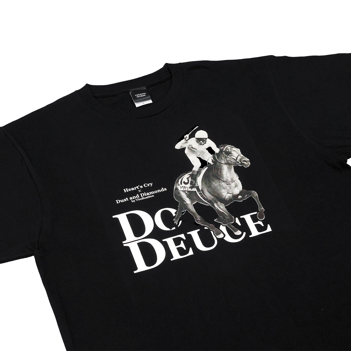 LEGEND HORSEシリーズ第7弾「日本ダービー」ドウデュース Tシャツ|ブラック