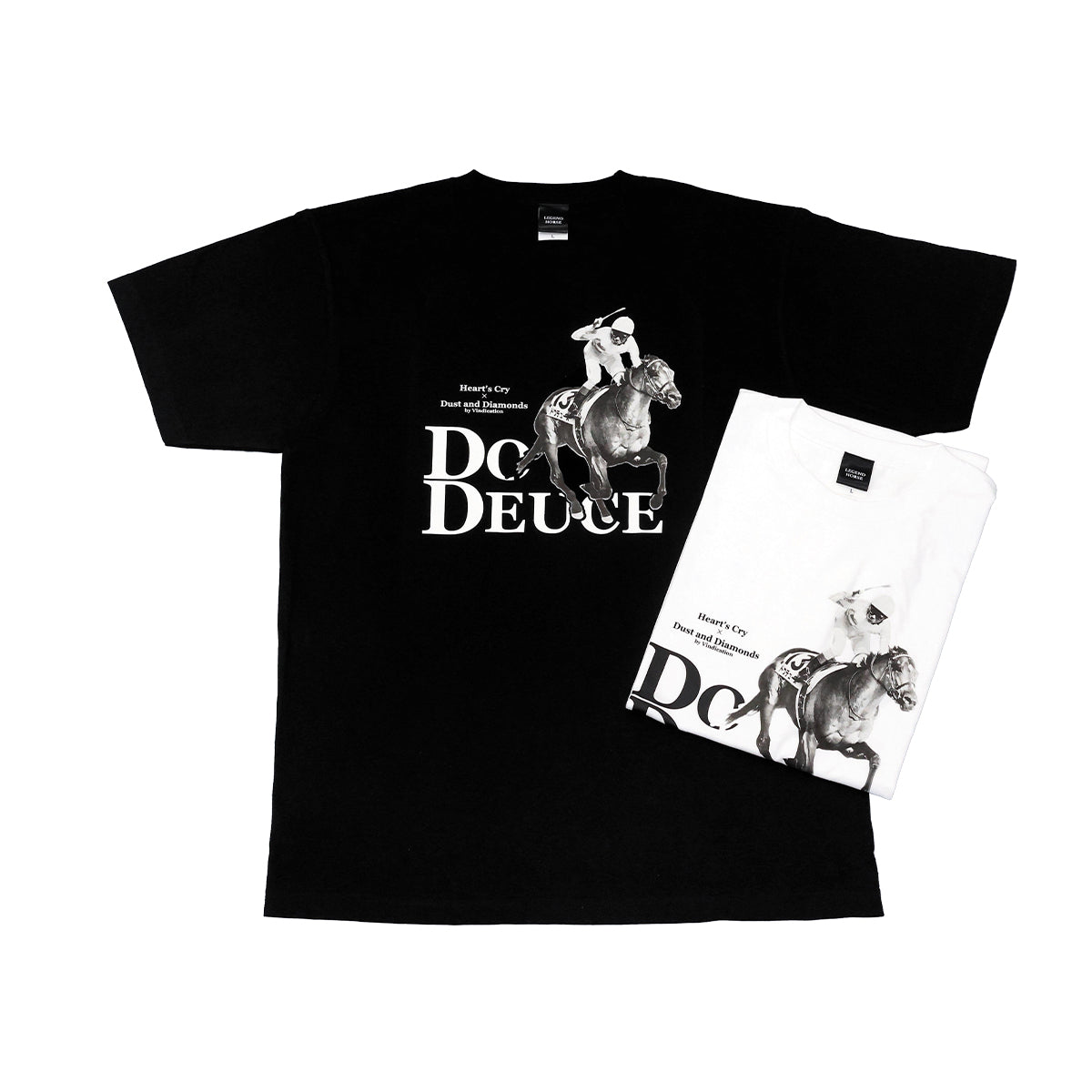 LEGEND HORSEシリーズ第7弾「日本ダービー」ドウデュース Tシャツ|ブラック