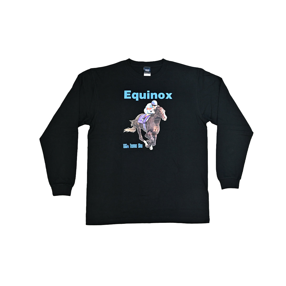 LEGEND HORSEシリーズ第4弾「天皇賞秋」イクイノックス ロングTシャツ|ブラック