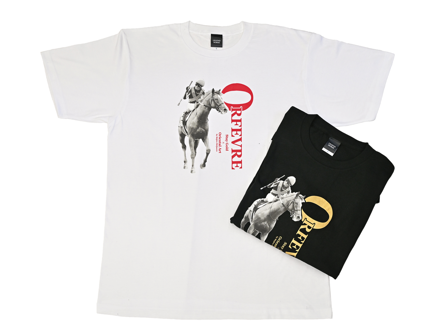 LEGEND HORSEシリーズ第8弾 「宝塚記念」オルフェーヴルTシャツ|ブラック