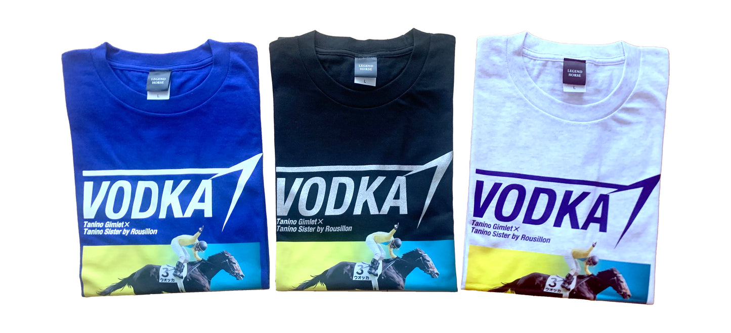 LEGEND HORSE「日本ダービー馬」ウォッカTシャツ| ブラック