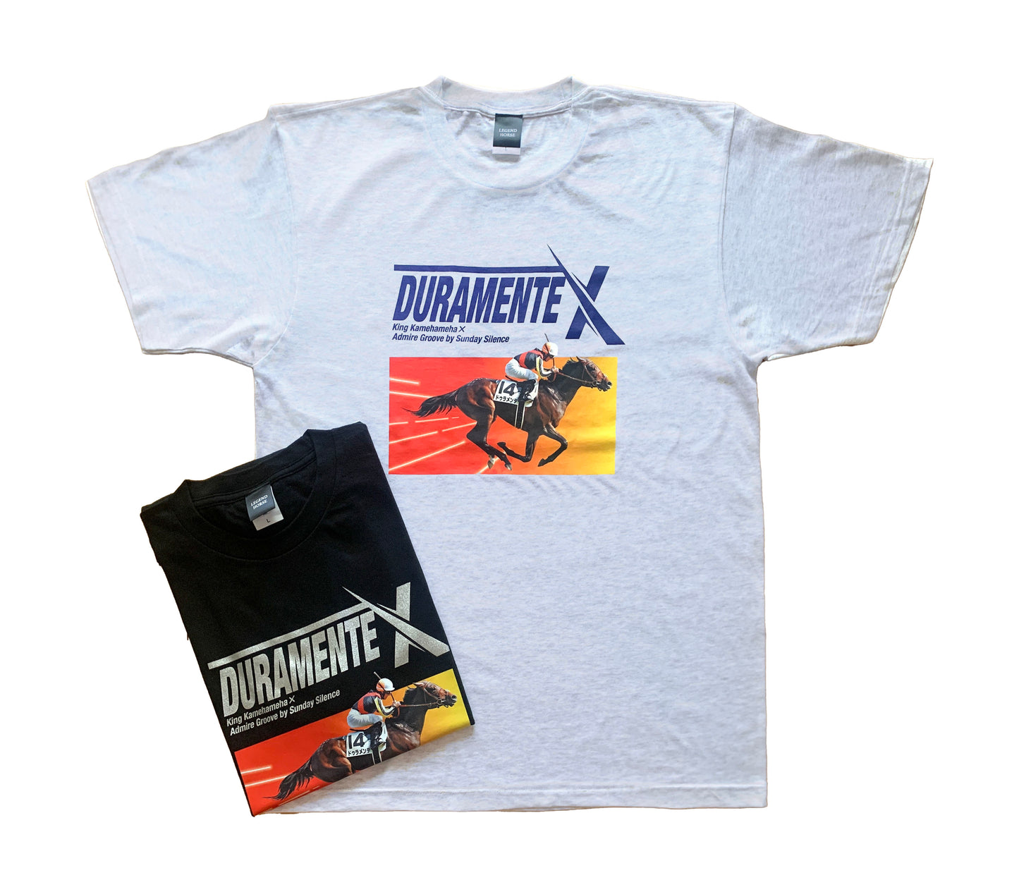 LEGEND HORSE「日本ダービー馬」ドゥラメンテTシャツ| アッシュ