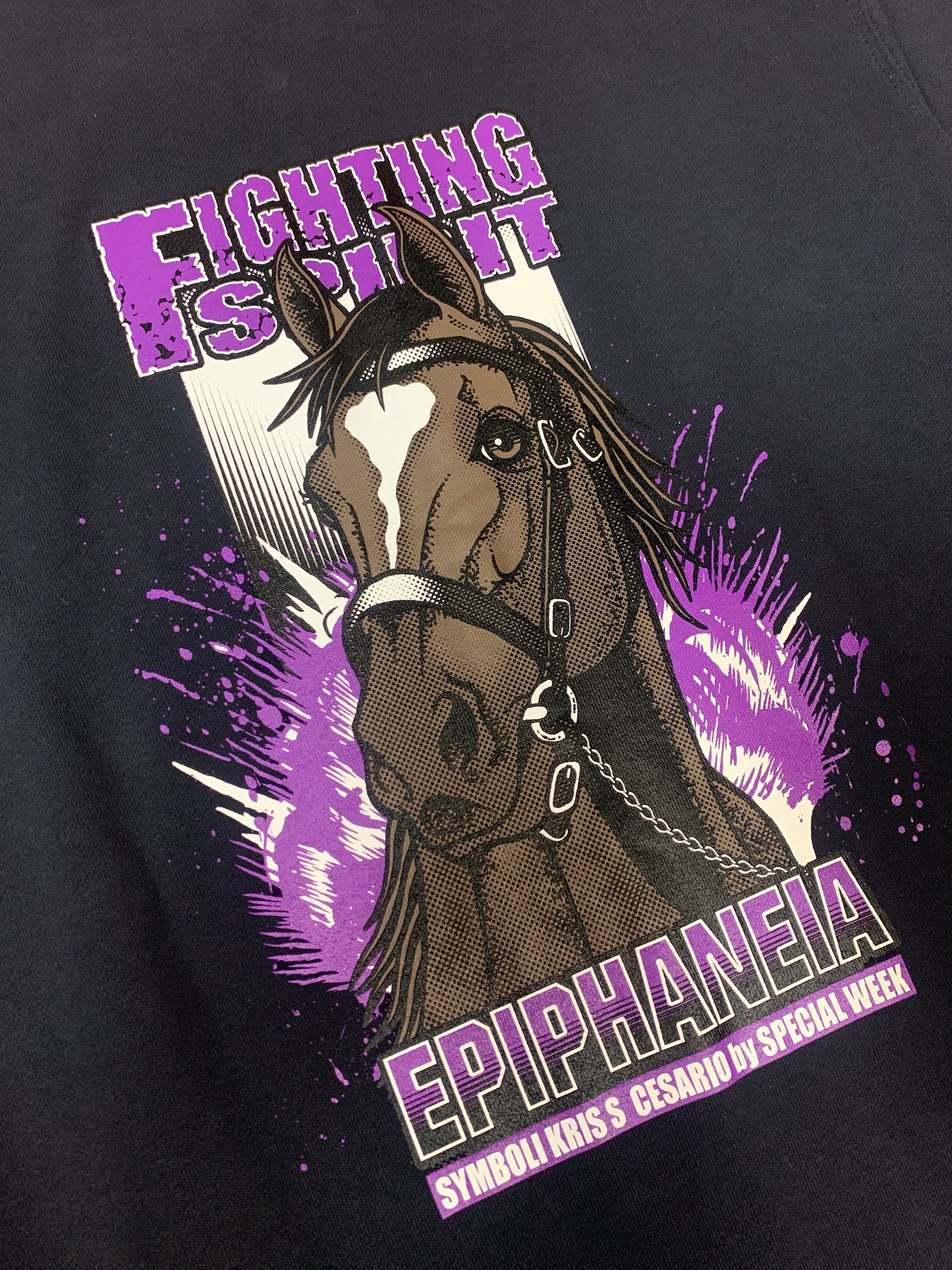 LEGEND HORSEシリーズ第10弾 エピファネイア フルジップパーカー|ネイビー