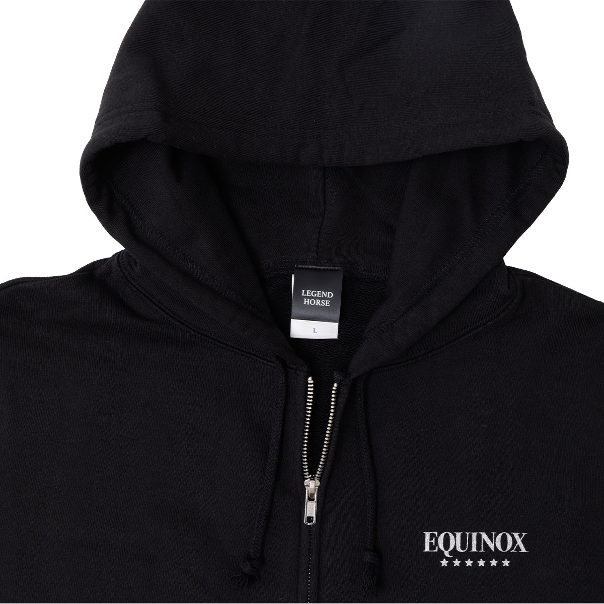 LEGEND HORSEシリーズ第6弾 「イクイノックス引退記念」オリジナルフルジップパーカー|ブラック