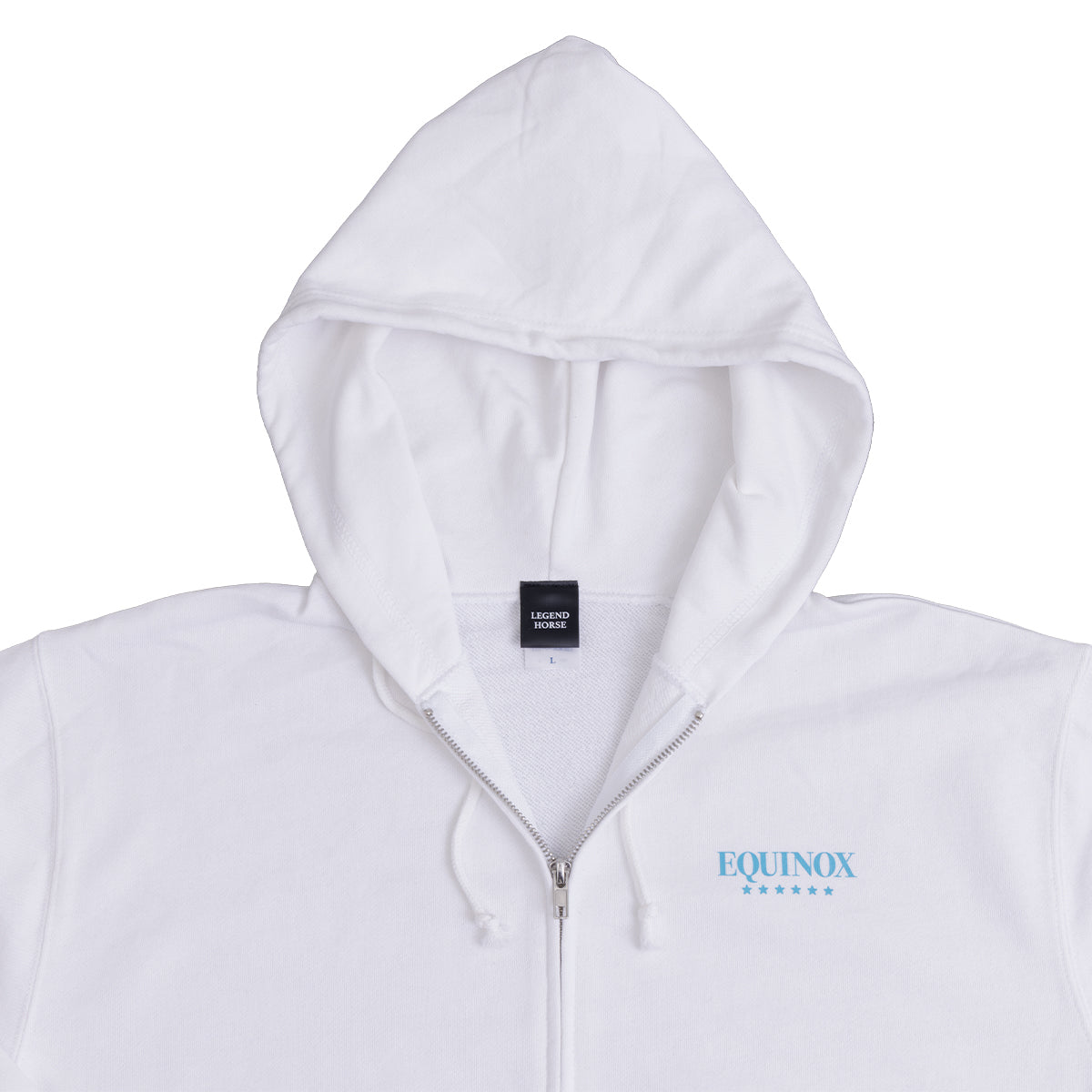 LEGEND HORSEシリーズ第6弾 「イクイノックス引退記念」オリジナルフルジップパーカー|ホワイト