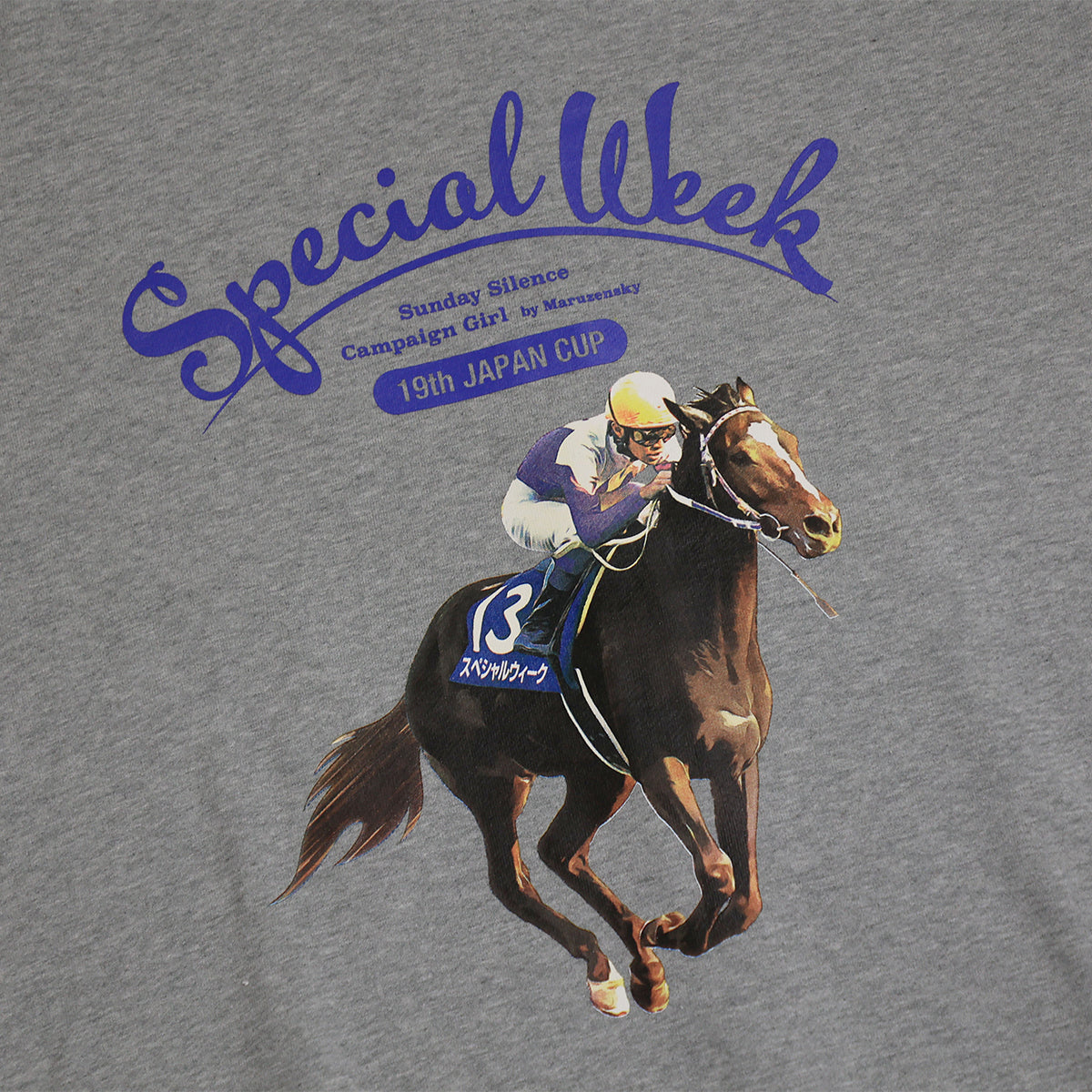 LEGEND HORSEシリーズ第5弾「ジャパンC」パーカー / スペシャルウィーク|ミックスグレー