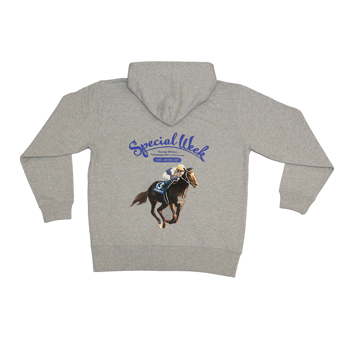 LEGEND HORSEシリーズ第5弾「ジャパンC」パーカー / スペシャルウィーク|ミックスグレー