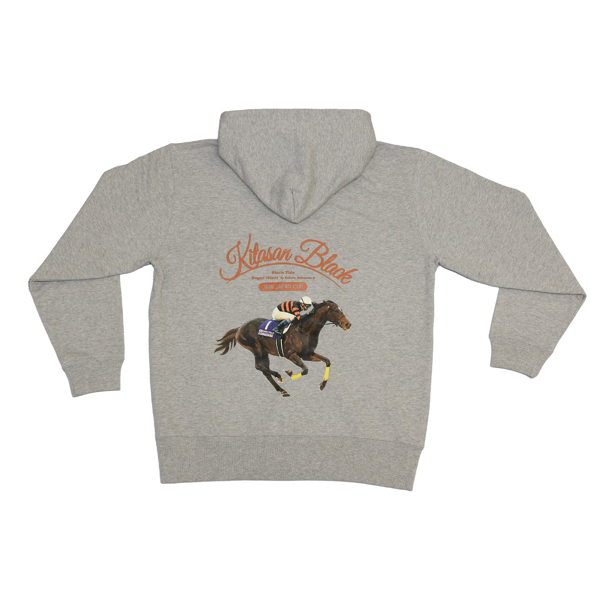 LEGEND HORSEシリーズ第5弾「ジャパンC」パーカー / キタサンブラック|ミックスグレー