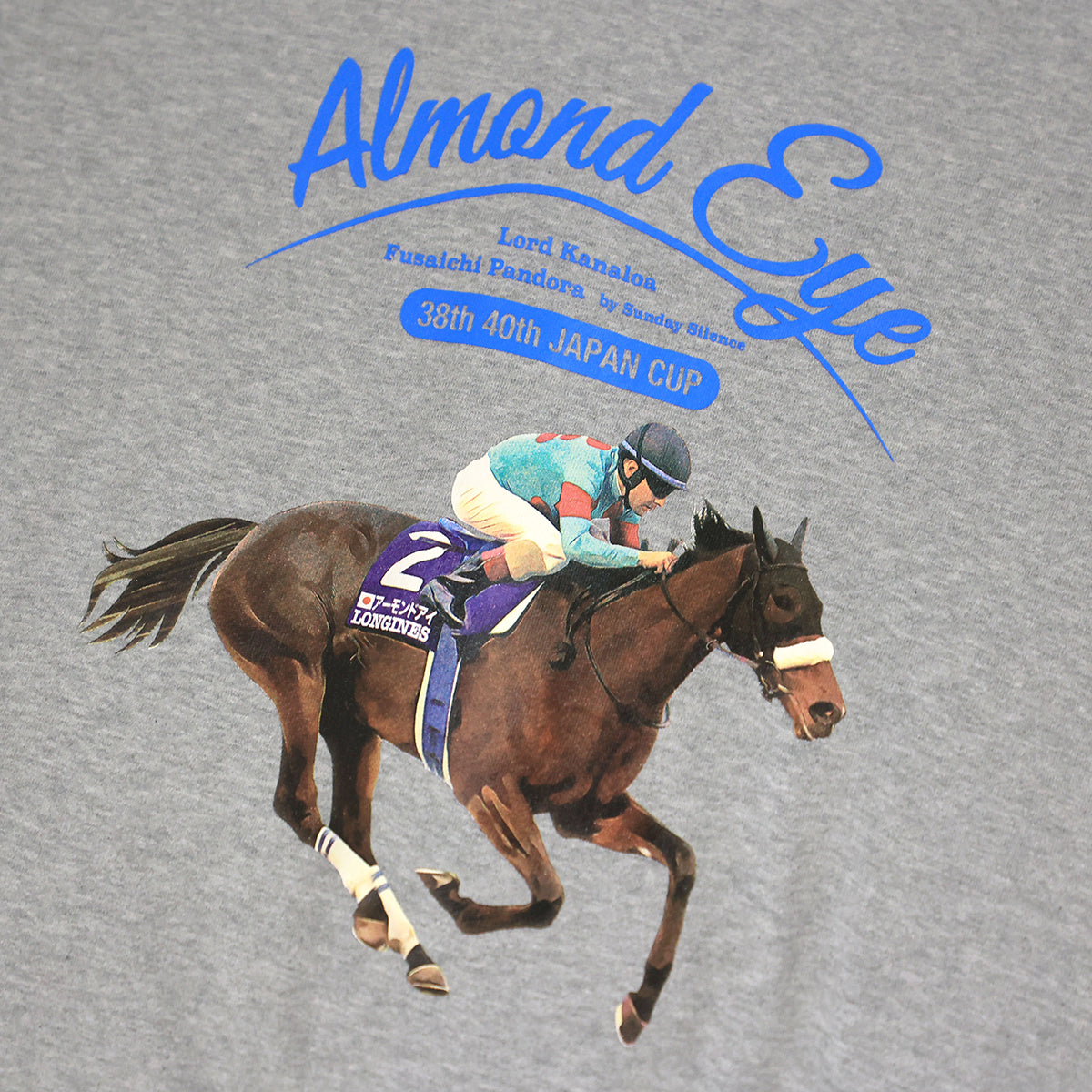 LEGEND HORSEシリーズ第5弾「ジャパンC」パーカー / アーモンドアイ|ミックスグレー