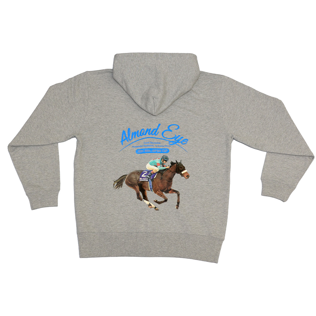 LEGEND HORSEシリーズ第5弾「ジャパンC」パーカー / アーモンドアイ|ミックスグレー