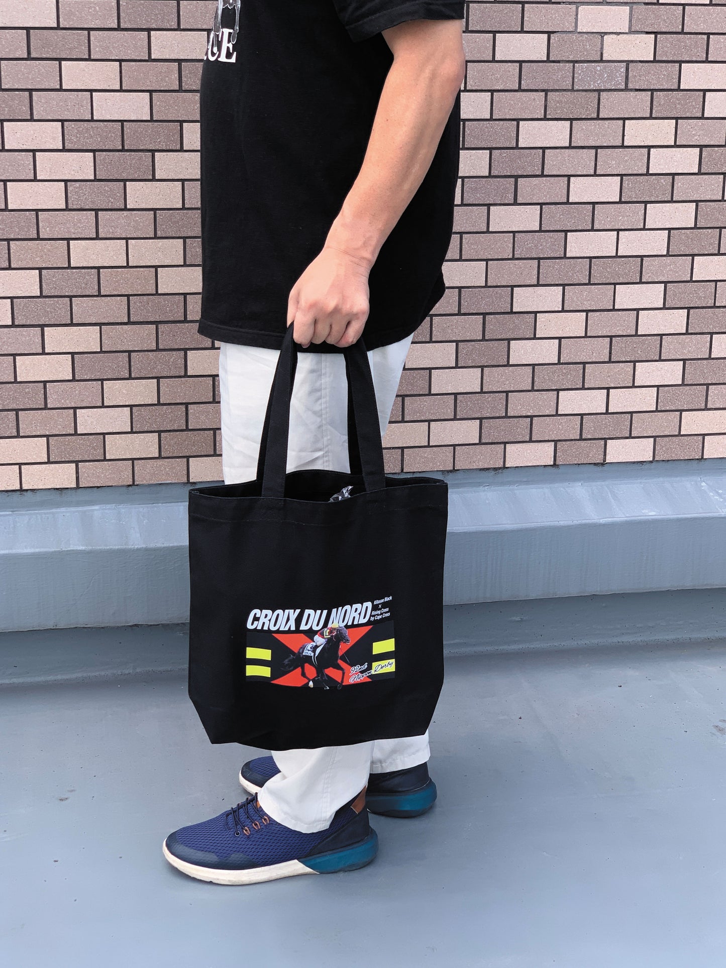 LEGEND HORSE「2025日本ダービー優勝馬」クロワデュノールトートバッグ| ブラック