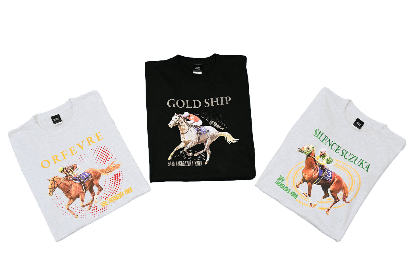 LEGEND HORSEシリーズ第2弾 「宝塚記念」ゴールドシップTシャツ｜ブラック