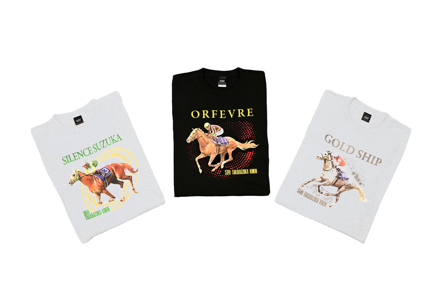 LEGEND HORSEシリーズ第2弾 「宝塚記念」オルフェーヴルTシャツ｜ブラック