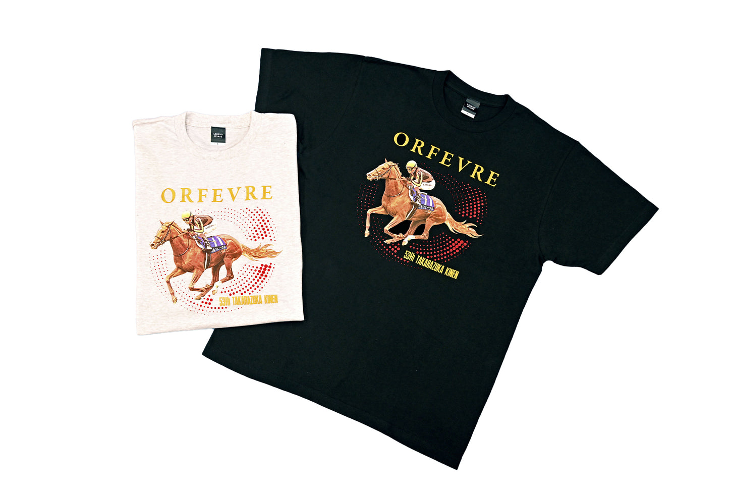 LEGEND HORSEシリーズ第2弾 「宝塚記念」オルフェーヴルTシャツ｜ブラック