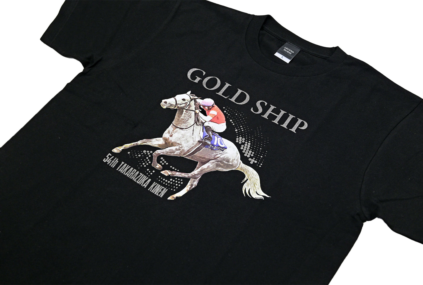 LEGEND HORSEシリーズ第2弾 「宝塚記念」ゴールドシップTシャツ｜ブラック