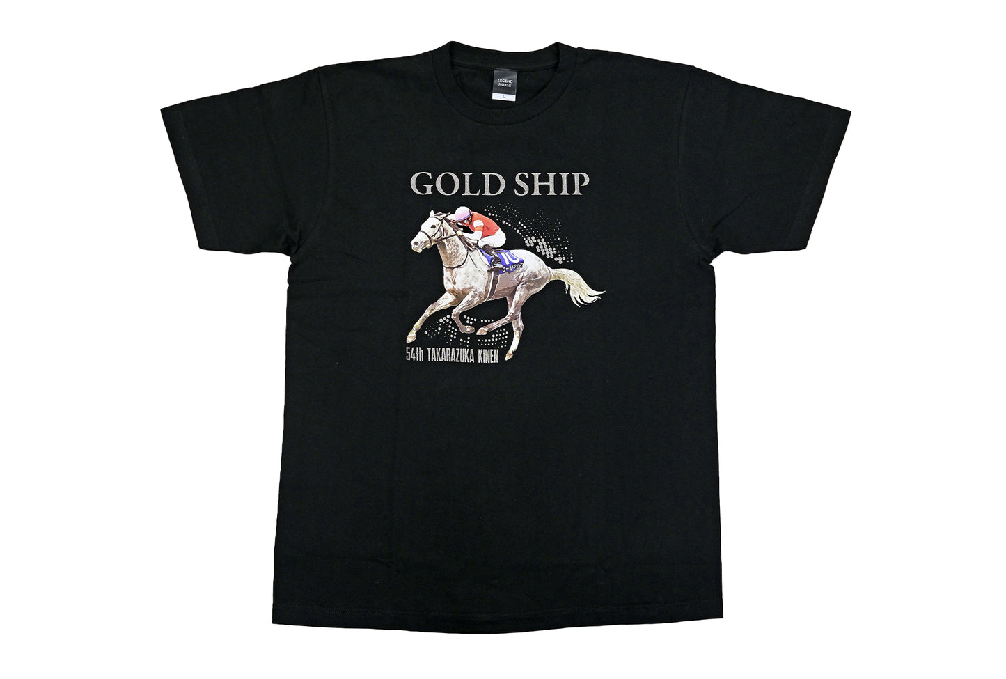 LEGEND HORSEシリーズ第2弾 「宝塚記念」ゴールドシップTシャツ｜ブラック