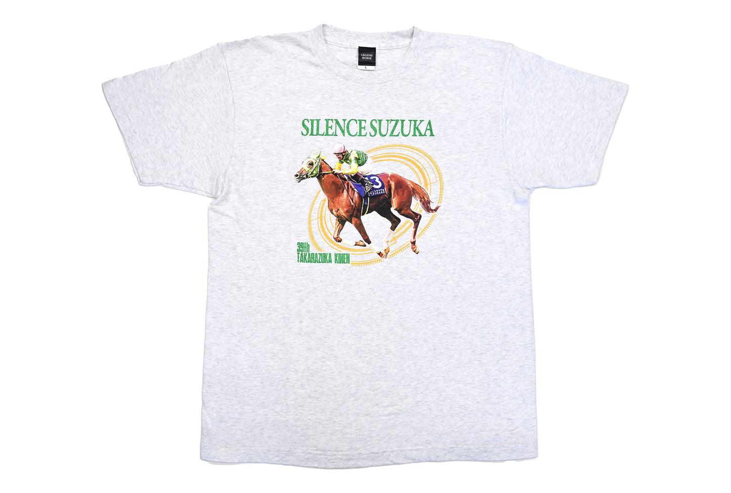 LEGEND HORSEシリーズ第2弾 「宝塚記念」サイレンススズカTシャツ｜アッシュグレー