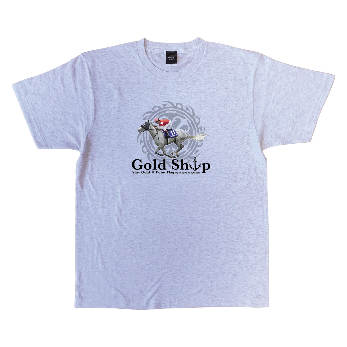 LEGEND HORSEシリーズ　ゴールドシップTシャツ｜ アッシュ