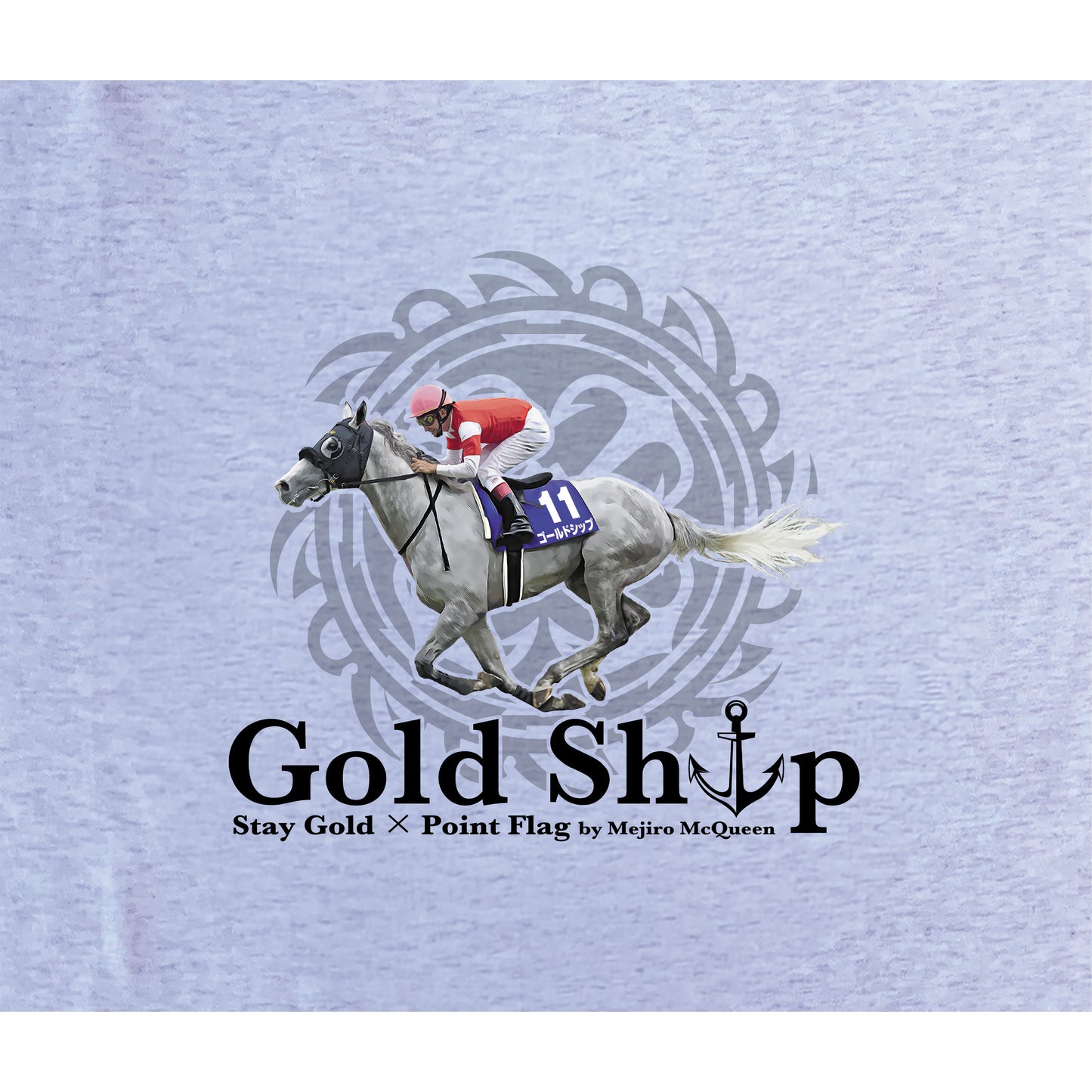 LEGEND HORSEシリーズ　ゴールドシップTシャツ｜ アッシュ