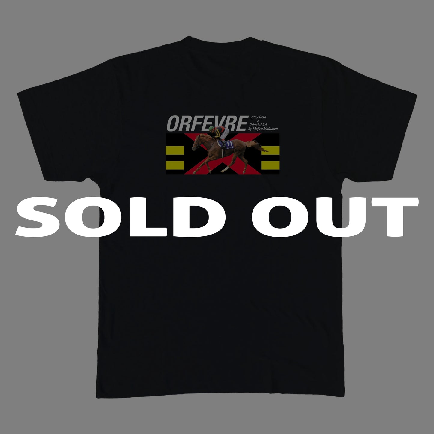 LEGEND HORSE「宝塚記念優勝馬」オルフェーヴルTシャツ｜ ブラック