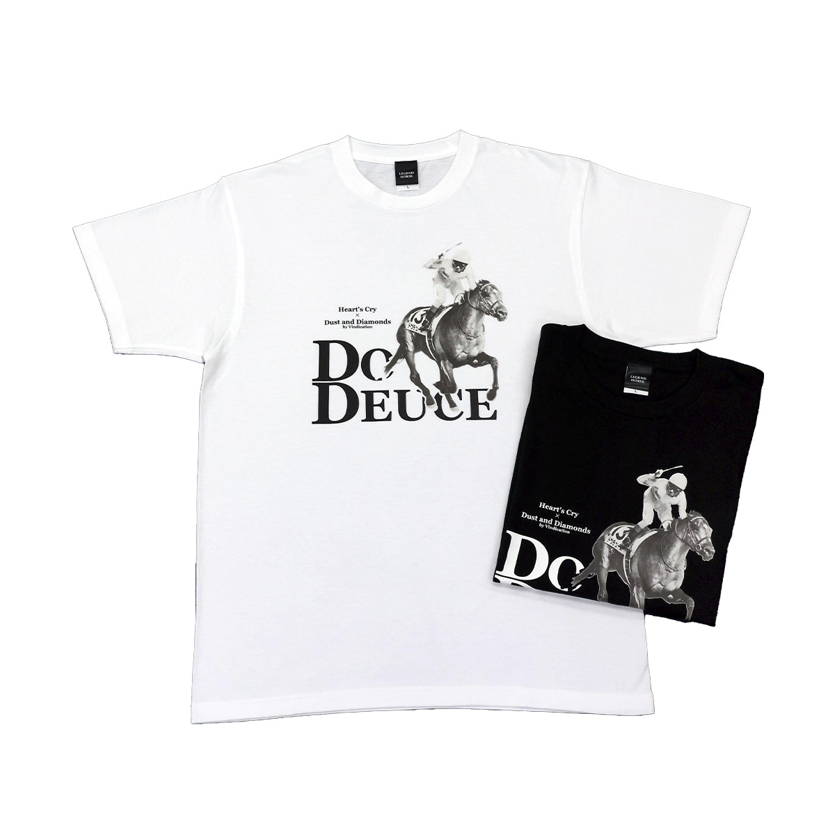 LEGEND HORSEシリーズ第7弾「日本ダービー」ドウデュース Tシャツ｜ホワイト