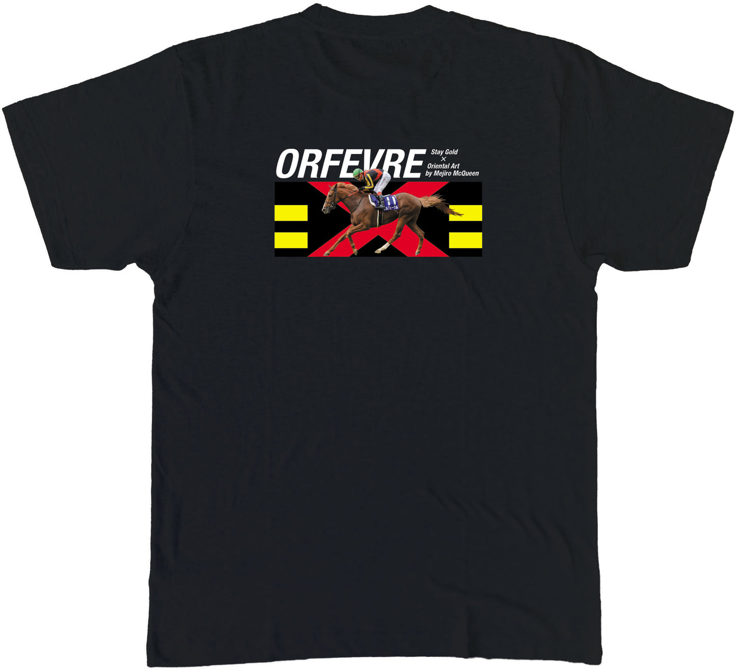 LEGEND HORSE「宝塚記念優勝馬」オルフェーヴルTシャツ｜ ブラック