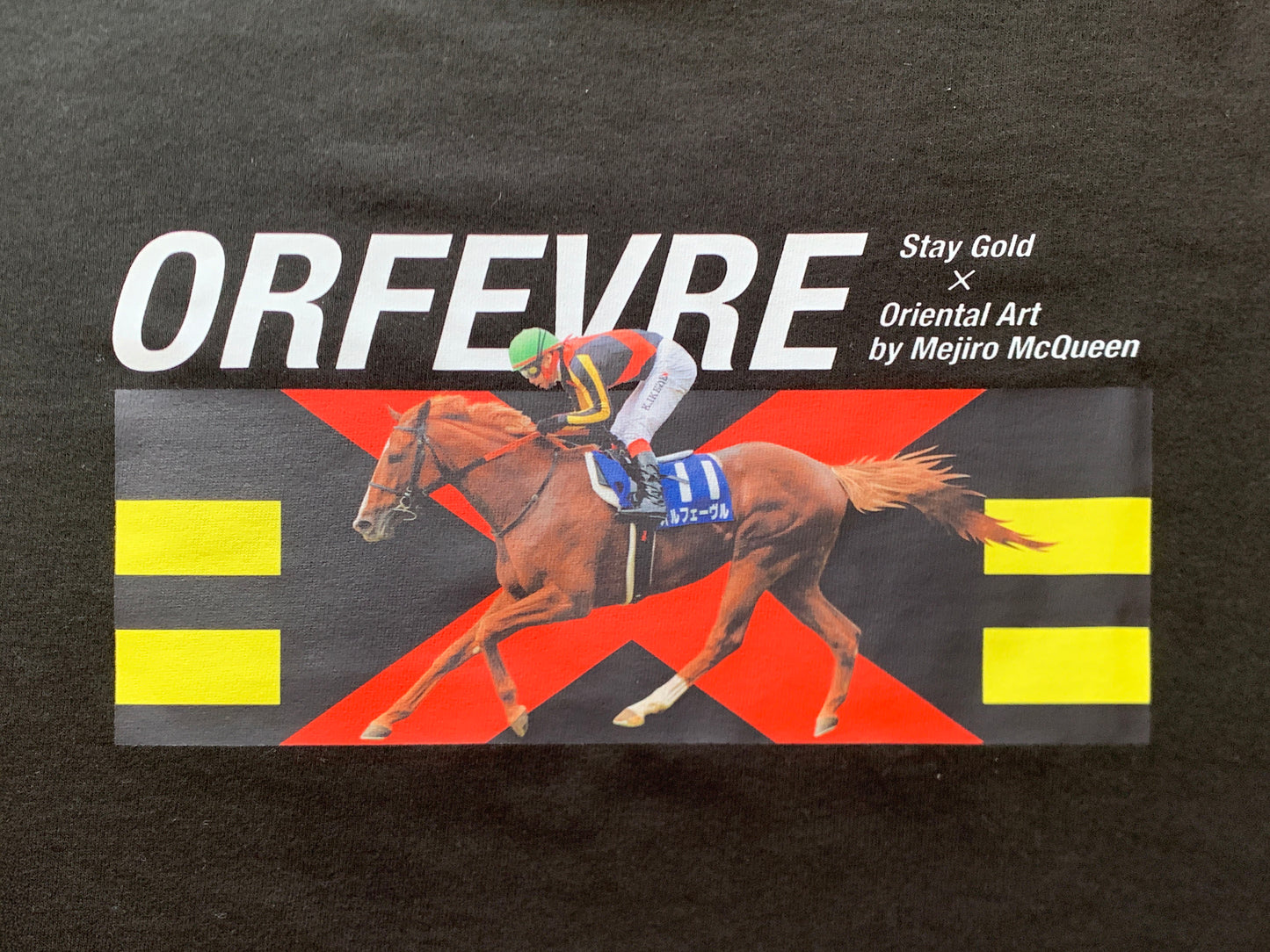 LEGEND HORSE「宝塚記念優勝馬」オルフェーヴルTシャツ｜ ブラック