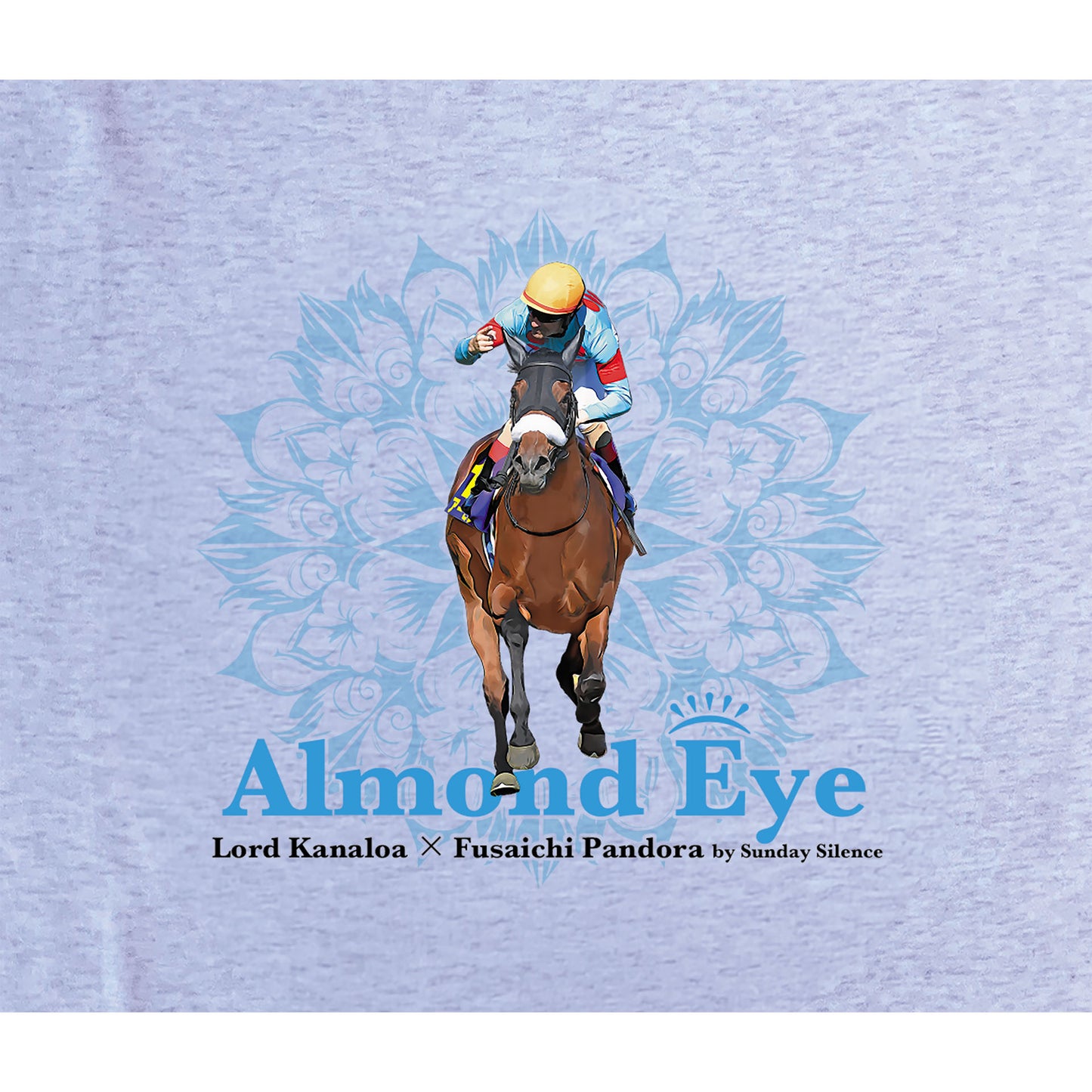 LEGEND HORSEシリーズ　アーモンドアイTシャツ｜ アッシュ