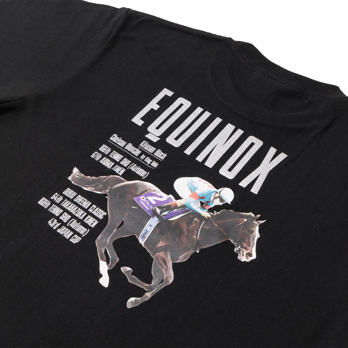 LEGEND HORSEシリーズ第6弾 「イクイノックス引退記念」オリジナルTシャツ｜ブラック