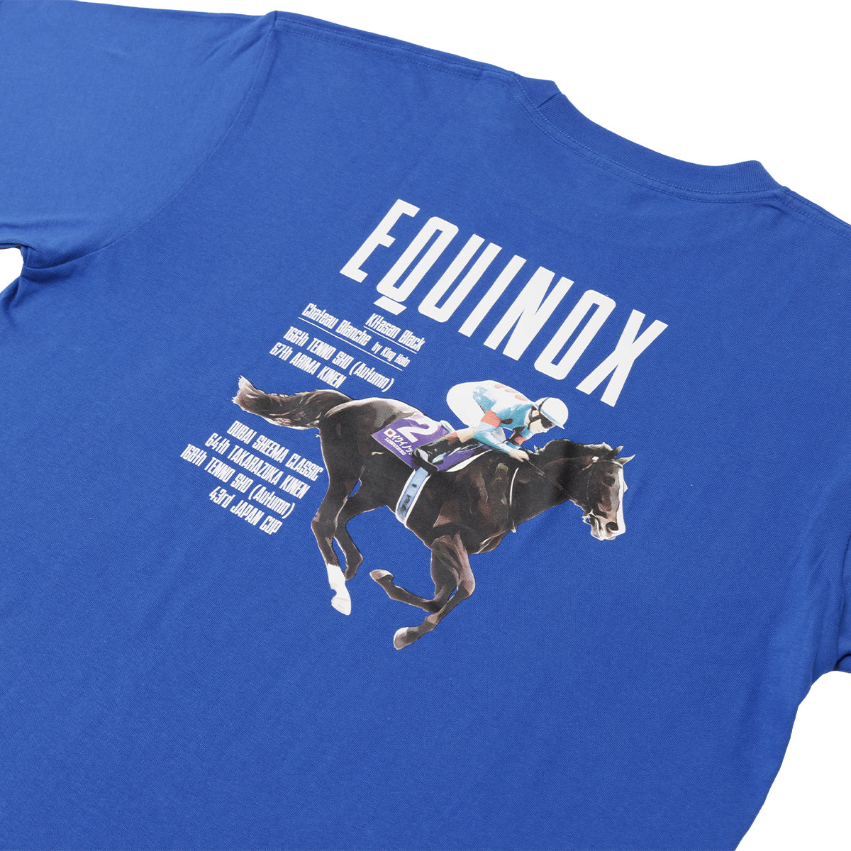 LEGEND HORSEシリーズ第6弾 「イクイノックス引退記念」オリジナルTシャツ｜ロイヤルブルー