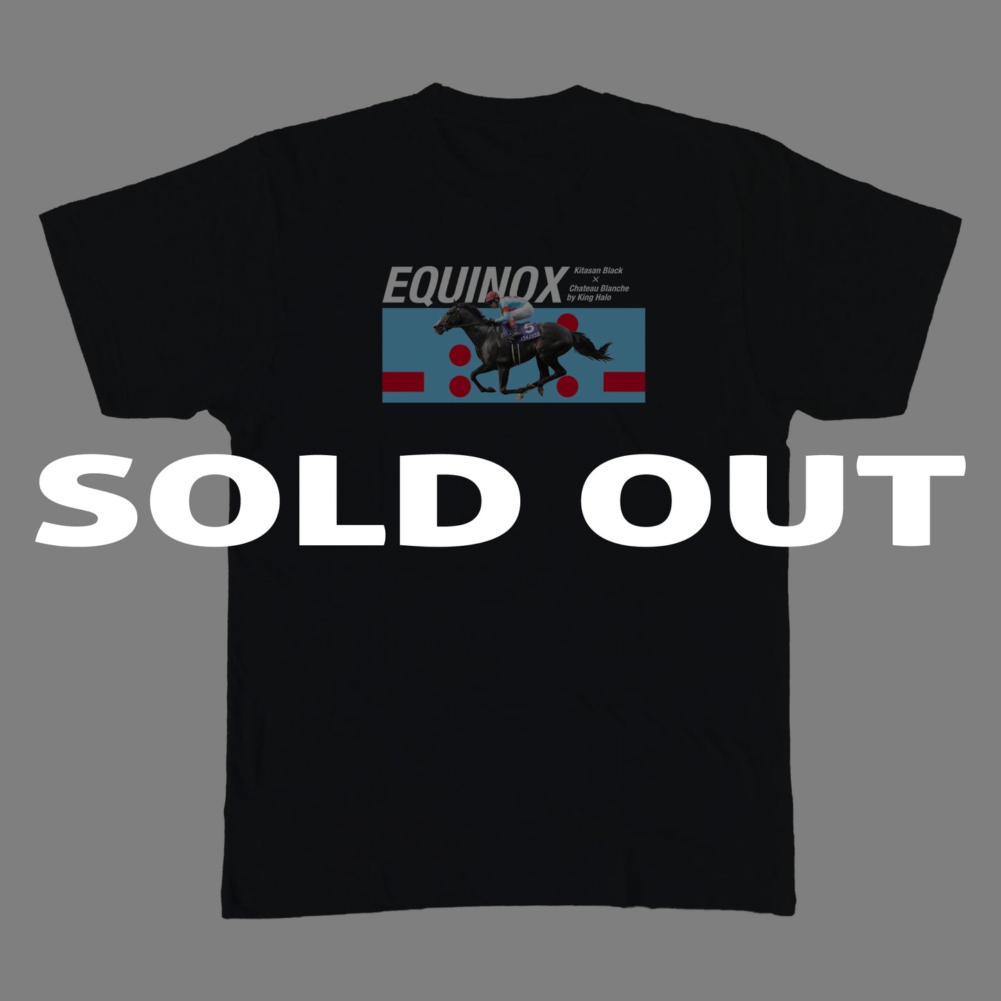 LEGEND HORSE「宝塚記念優勝馬」イクイノックスTシャツ｜ ブラック