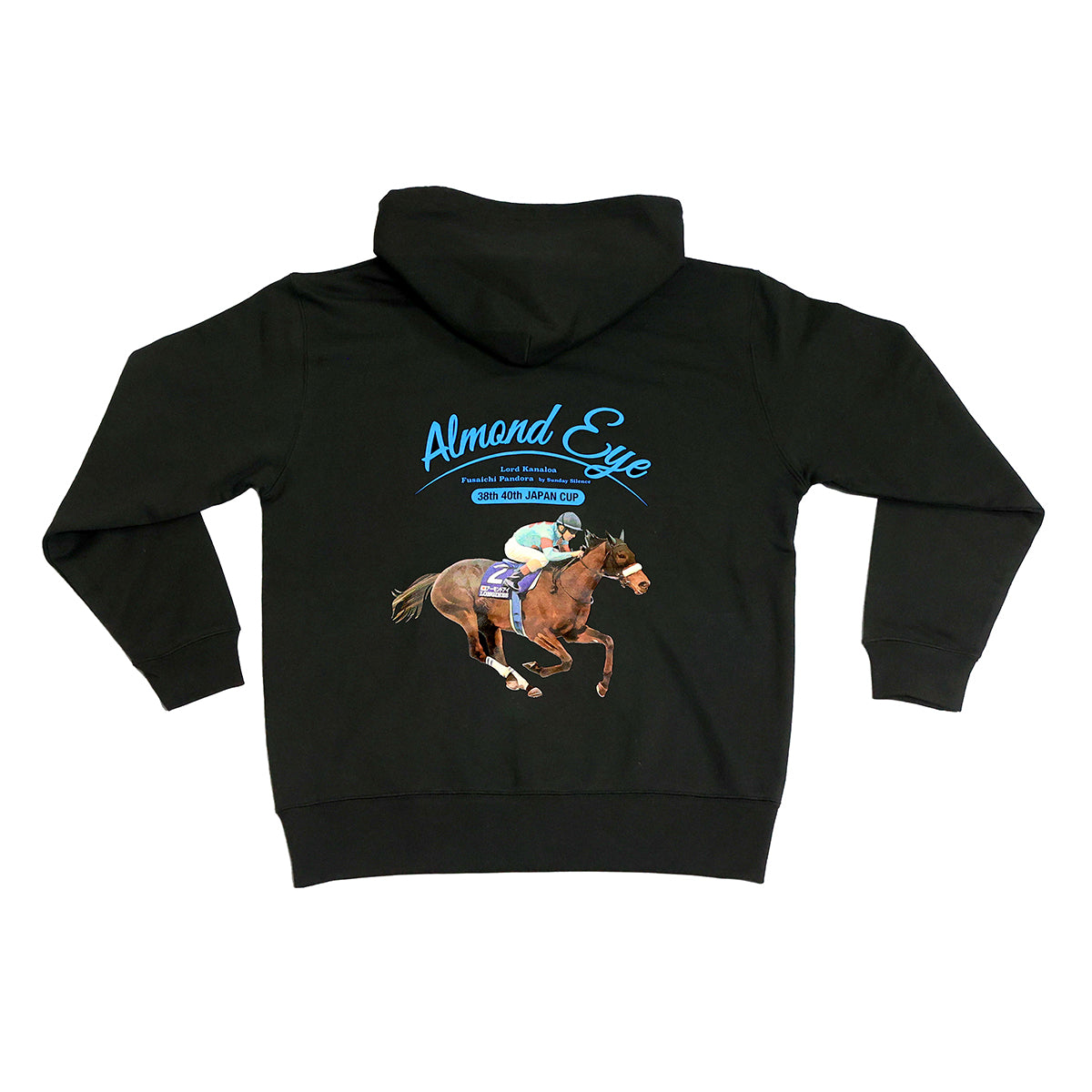 LEGEND HORSEシリーズ第5弾「ジャパンC」パーカー / アーモンドアイ｜ブラック