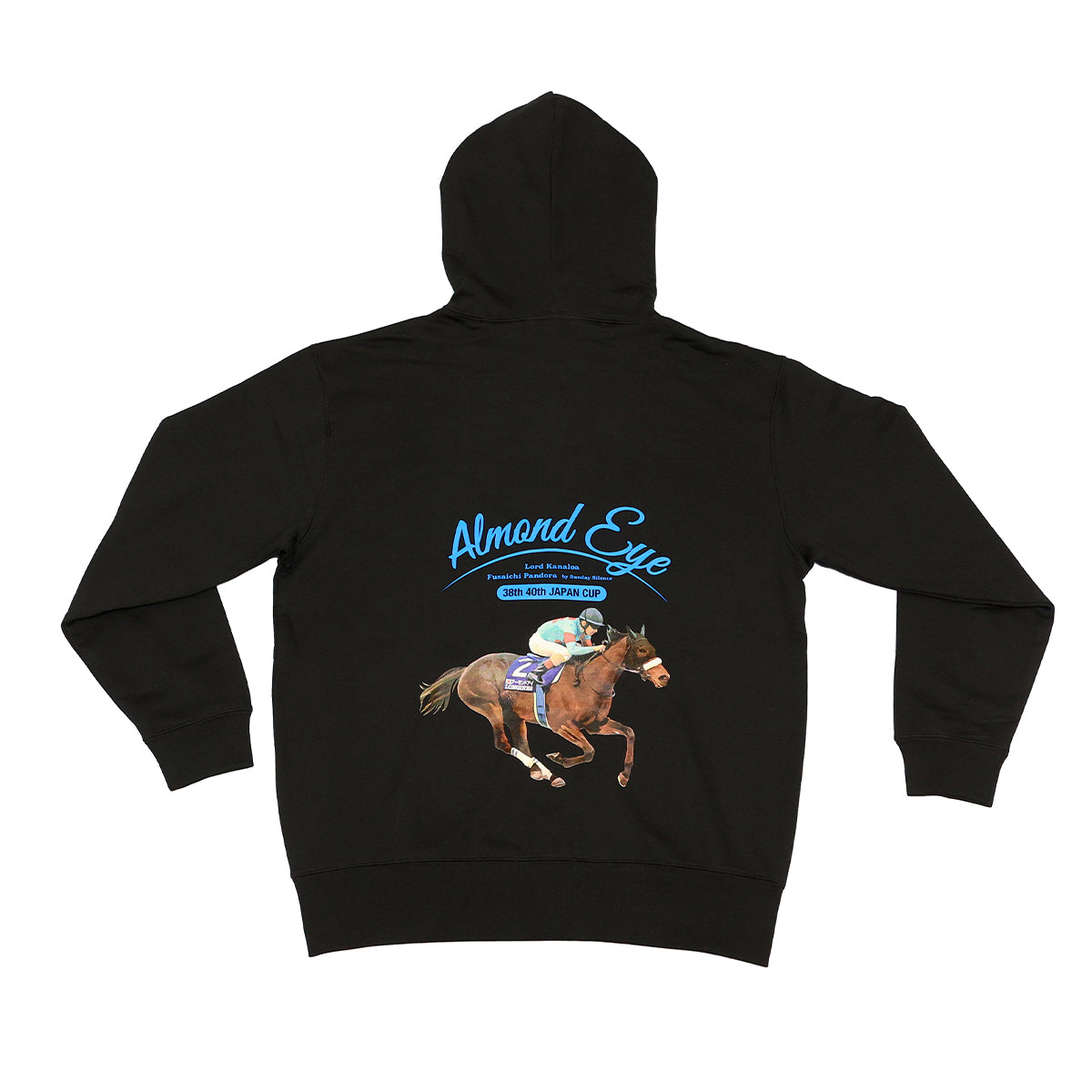 LEGEND HORSEシリーズ第5弾「ジャパンC」パーカー / アーモンドアイ｜ブラック