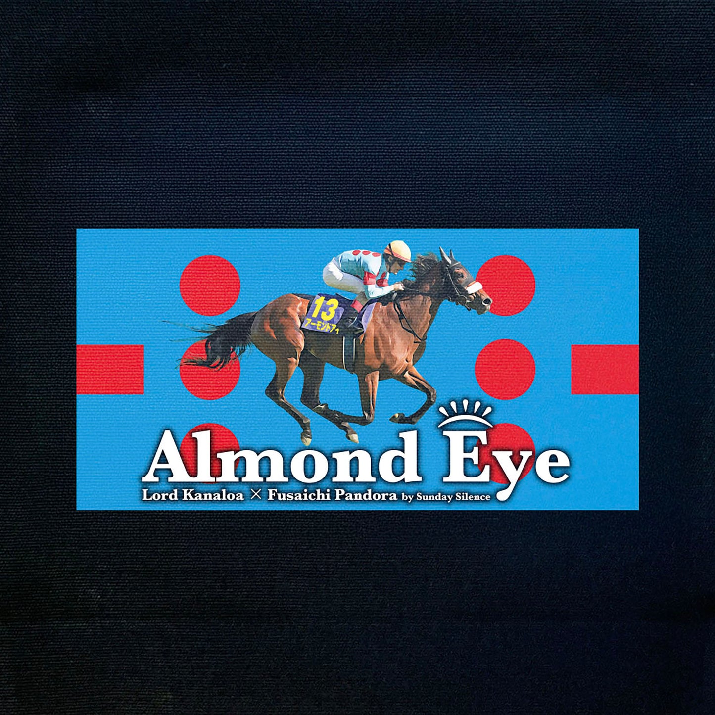 LEGEND HORSEシリーズ　アーモンドアイトートバッグ｜ ブラック